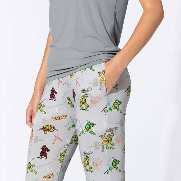 NEW BELLABU BEAR classic bamboo pajama set in teenage mutant ninja turtles retro - Picture 5 of 6